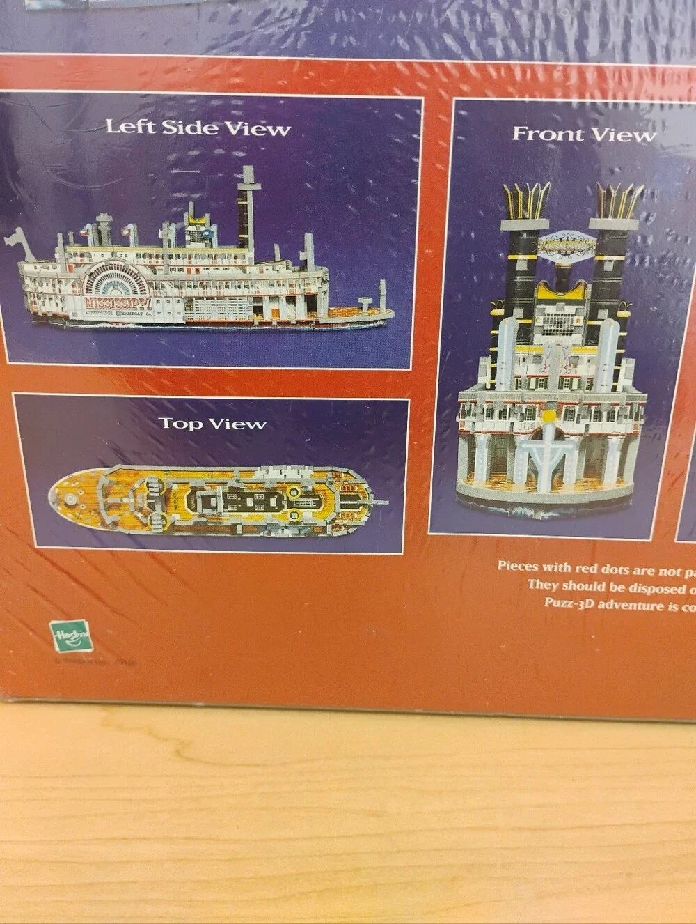 🆕 Puzz3D Mississippi Steamboat Hasbro 406 Piece Vintage Puzzle FactorySealed